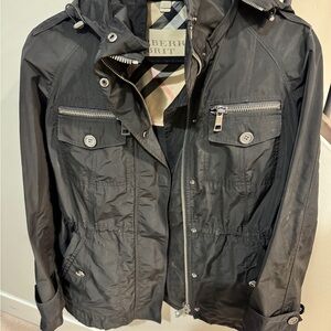 Burberry Brit Black Hooded Jacket